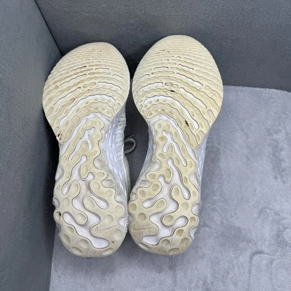 Nike React Infinity Run Flyknit 2 Womens 10 White Light Citron CT2423-100